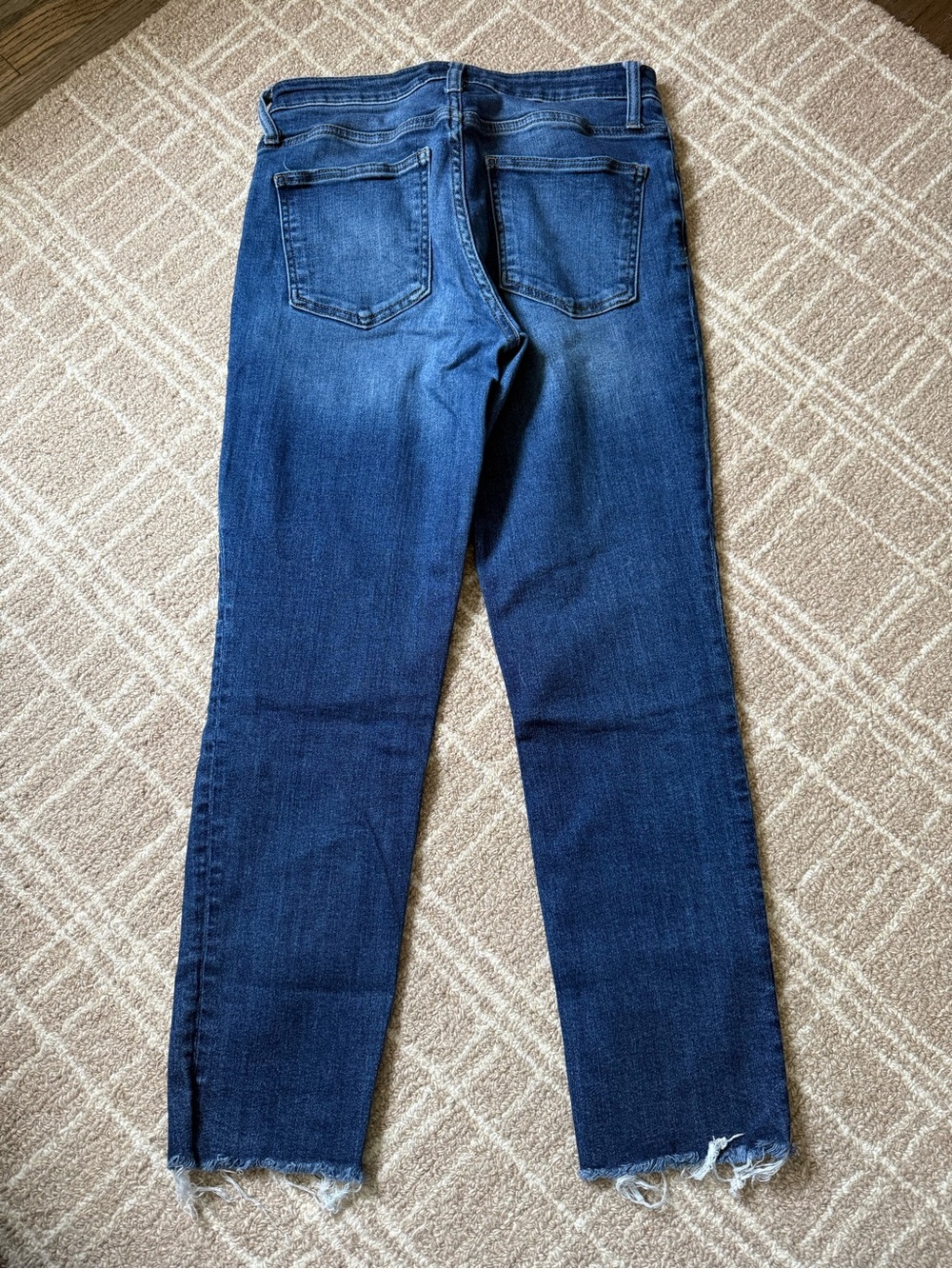 Kut from the Kloth Dark Blue Straight Leg Jeans